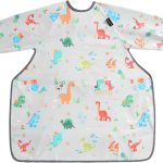 PewinGo BLW Bib Highchair Cover for Baby & Long Sleeve Bibs,Waterproof, Easy to Clean, Machine Washable,Comfortable